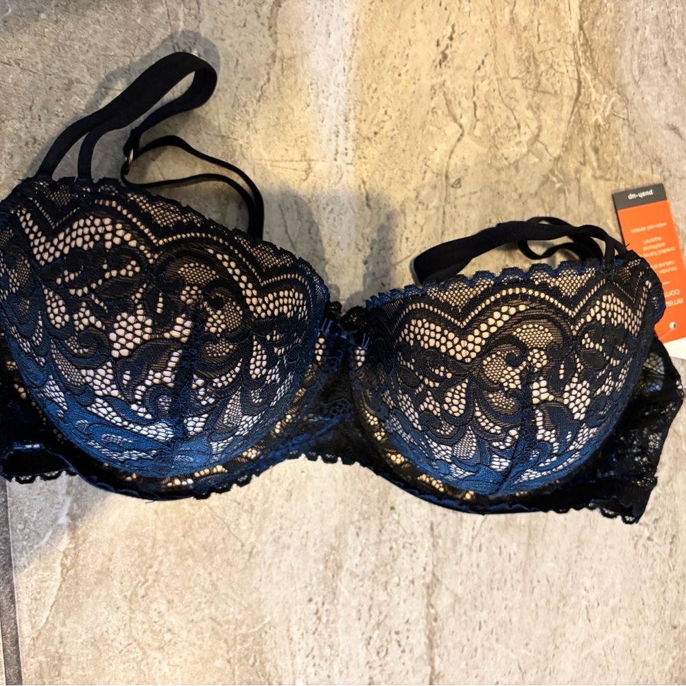 Elegant Black Lace Bra